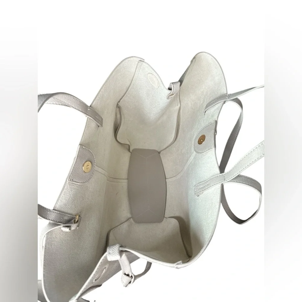 Taupe Faux Leather Tote Bag - Picture 5 of 9